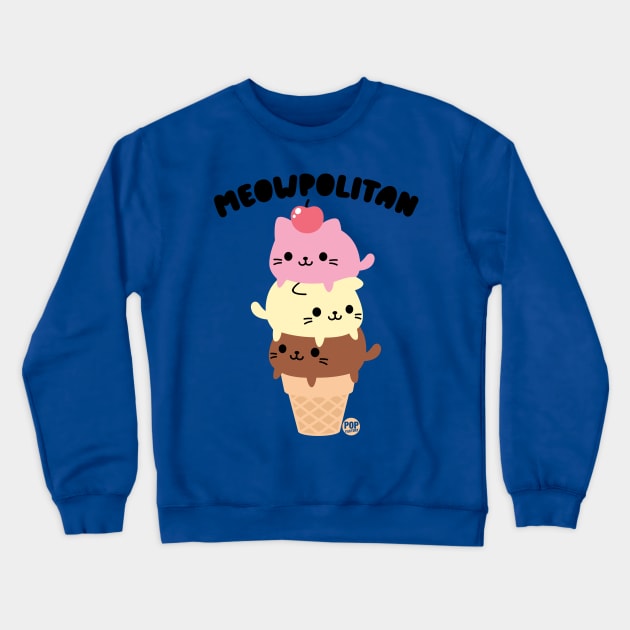 CAT ICE CREAM Crewneck Sweatshirt by toddgoldmanart